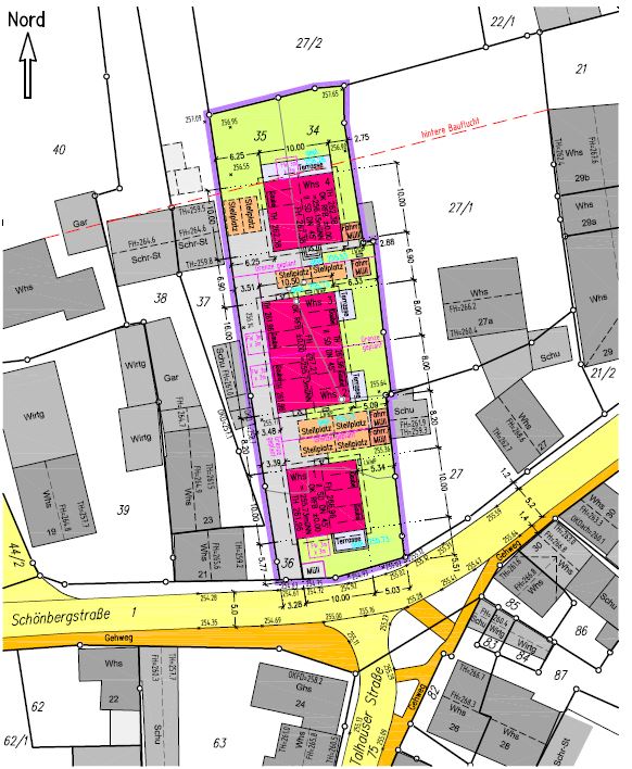 Lageplan - Doppelhaushälfte in Ebringen - Wohnen in bester Lage