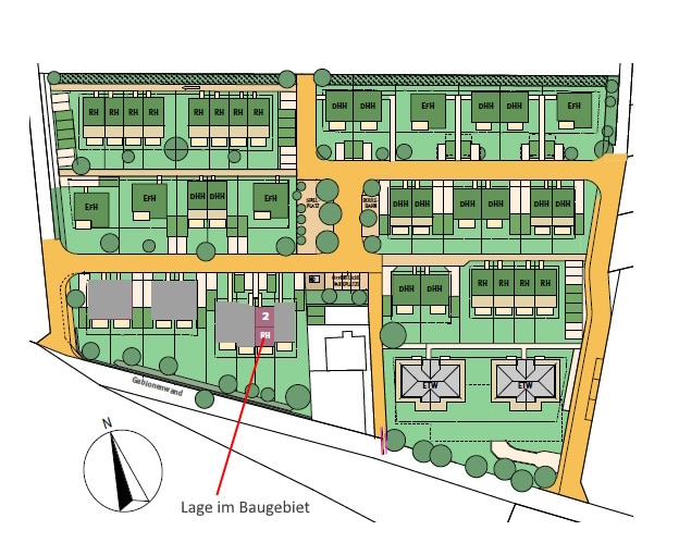 Lage im Baugebiet - Schönes Reihenmittelhaus in Bad Krozingen