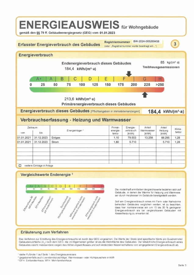 Energieausweis - Renovierungsbedürftiges Einfamilienhaus mit großem bewaldeten Grundstück in Reute