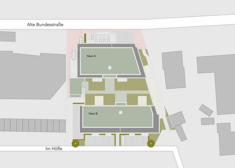 Lageplan - Ihre neue Geschäftsanschrift! Top Büro-/Praxisfläche im Ortszentrum von Gundelfingen