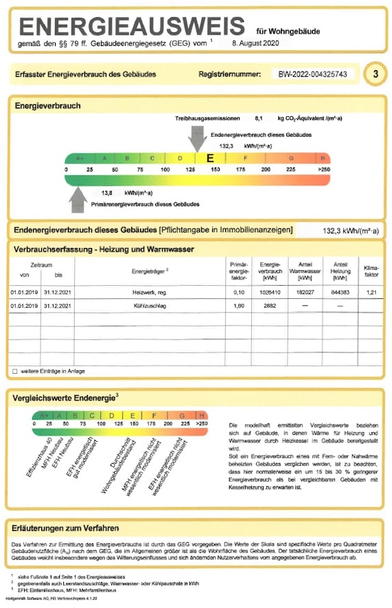 Energieausweis - Charmante 1-Zimmer-Wohnung in zentraler Lage von Bad Krozingen