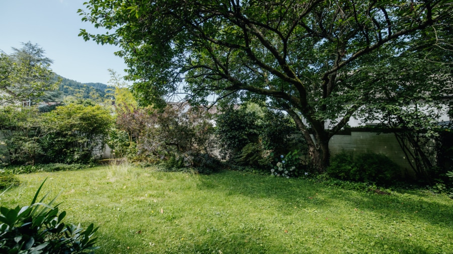 Garten mit vielen Gestaltungsmöglichkeiten - Freistehendes Einfamilienhaus mit schönem Garten in FR-Littenweiler